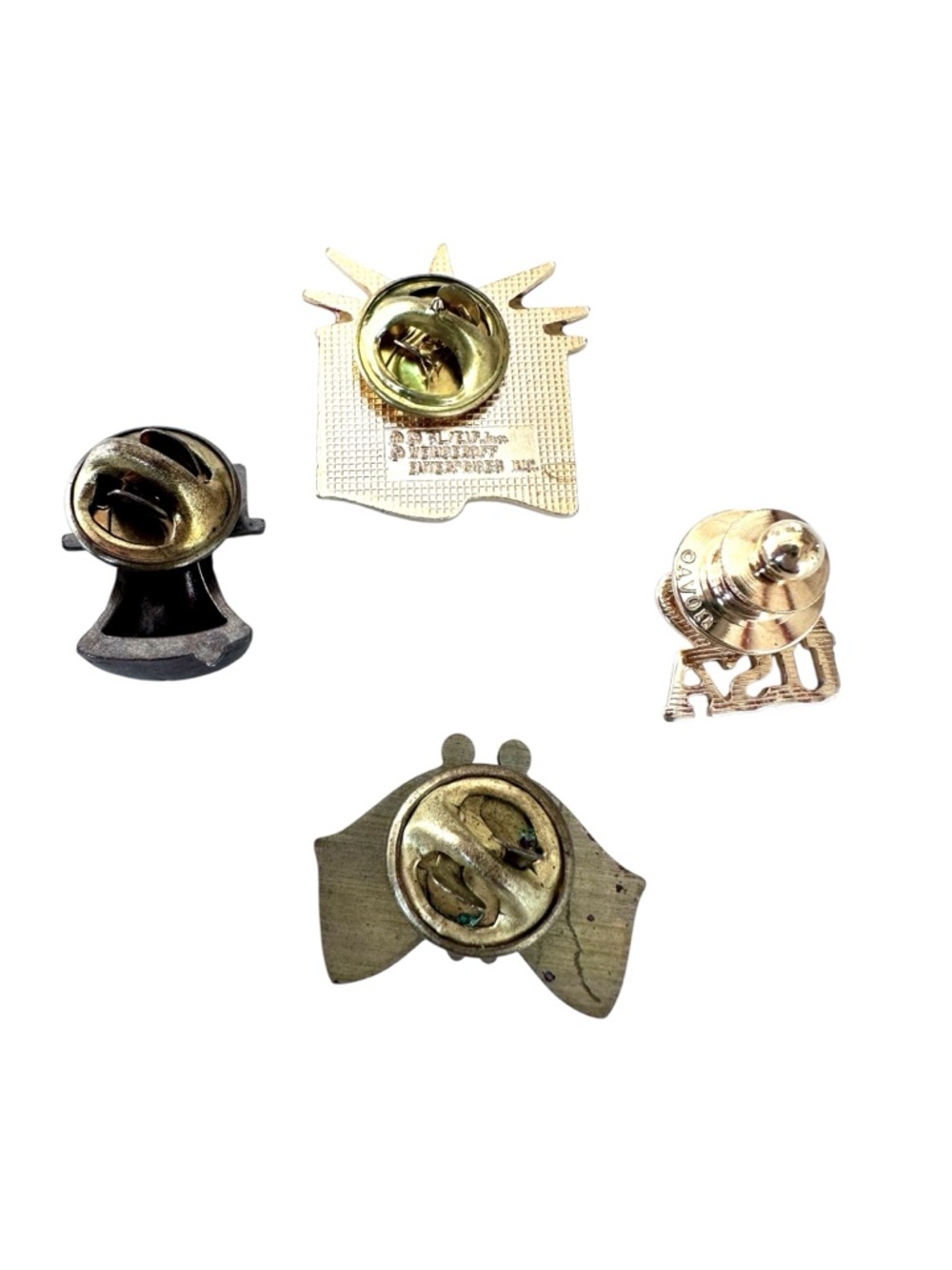 Four Patriotic Pins/Tie Tacs Flags Liberty Bell, I Love USA Statue of Liberty - Picture 3 of 5